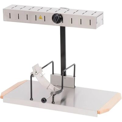 Louis Tellier - Griglia a raclette compatta - 850W, Manici in legno Louis Tellier - Griglia a raclette compatta - 850W, Manici in legno