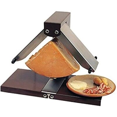 Bron Coucke - Machine à raclette pour 1/4 de roue - Acier inoxydable - Publicité Bron Coucke - Machine à raclette pour 1/4 de roue - Acier inoxydable - Publicité