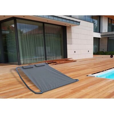 Chaise longue Monaco en aluminium Keter - Gris anthracite - Extérieur - Publicité Chaise longue Monaco en aluminium Keter - Gris anthracite - Extérieur - Publicité