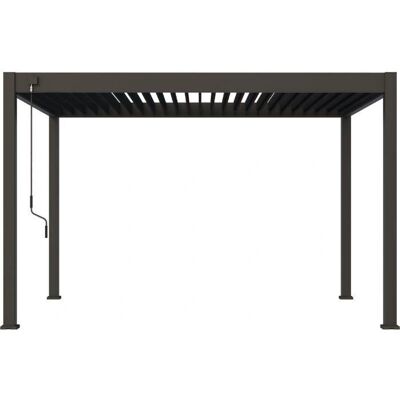 Pergola en aluminium Ombréa 3x4 m - Bioclimatique autoportée - Publicité Pergola en aluminium Ombréa 3x4 m - Bioclimatique autoportée - Publicité