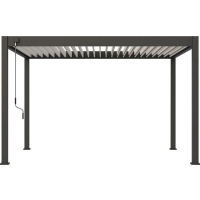 Pergola bioclimatique en aluminium Ombréa - 12 m² - Publicité Pergola bioclimatique en aluminium Ombréa - 12 m² - Publicité