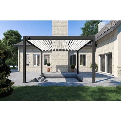 Pergola Autoportante 4x4 m en Aluminium - Pergola - Publicité Pergola Autoportante 4x4 m en Aluminium - Pergola - Publicité