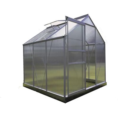 Serre de Jardin en Aluminium et Polycarbonate Chalet-Jardin - Serre - Publicité Serre de Jardin en Aluminium et Polycarbonate Chalet-Jardin - Serre - Publicité