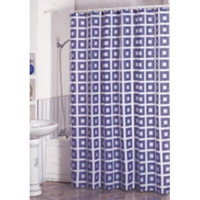 MSV Tenda da doccia in poliestere - 180x200cm - Multicolore MSV Tenda da doccia in poliestere - 180x200cm - Multicolore