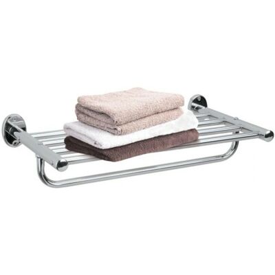 MSV 3700281404371 Estante de baño de acero - Accesorio moderno cromo MSV 3700281404371 Estante de baño de acero - Accesorio moderno cromo