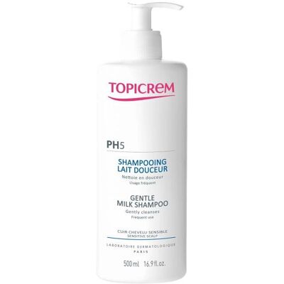 Topicrem Modèle - Shampooing Lait Doux pH 5 - Shampooing Unisexe - Publicité Topicrem Modèle - Shampooing Lait Doux pH 5 - Shampooing Unisexe - Publicité