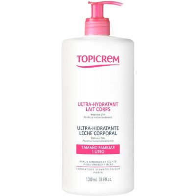 Topicrem Ultra-fugtgivende kropsmælk (1000ml) Topicrem Ultra-fugtgivende kropsmælk (1000ml)