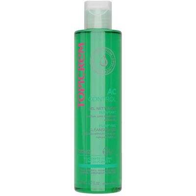 Topicrem AC Gel de Limpeza 200ml - Gel de limpeza para pele oleosa e sensível Topicrem AC Gel de Limpeza 200ml - Gel de limpeza para pele oleosa e sensível