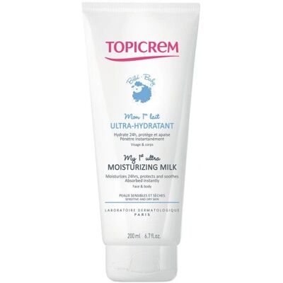 Lait Corporel et Bébé Topicrem - Soin Peau Sensible - Publicité Lait Corporel et Bébé Topicrem - Soin Peau Sensible - Publicité