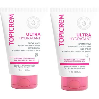 Crema Mani Ultra-Hydratant Topicrem 2x50ml - Crema mani Crema Mani Ultra-Hydratant Topicrem 2x50ml - Crema mani