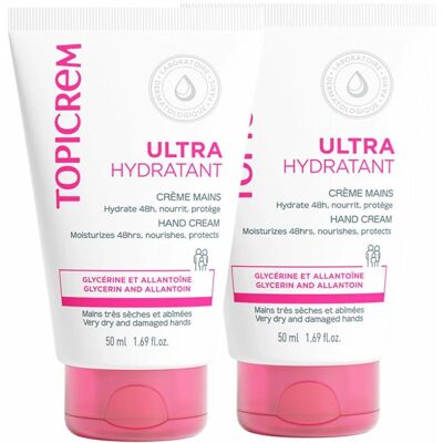 Pack de Crema de Manos Hidrante Ultra Hidratante Topicrem UH 2 x 50 ml - Crema de Manos Pack de Crema de Manos Hidrante Ultra Hidratante Topicrem UH 2 x 50 ml - Crema de Manos
