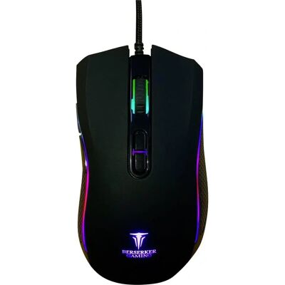 Souris de jeu Berserker S2 - Capteur Optique HD - RGB - 6400 DPI - 7 Boutons - Windows/Mac - Publicité Souris de jeu Berserker S2 - Capteur Optique HD - RGB - 6400 DPI - 7 Boutons - Windows/Mac - Publicité