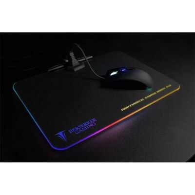 Tapis de souris gaming Berserker Gaming GIMLE RGB - Publicité Tapis de souris gaming Berserker Gaming GIMLE RGB - Publicité