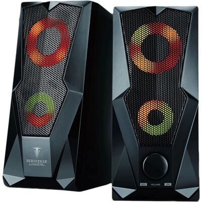 Haut-parleurs PC filaires Berserker Brokk 2.0 - Publicité Haut-parleurs PC filaires Berserker Brokk 2.0 - Publicité