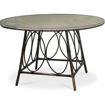 DCB GARDEN Ushuaia - Runder Gartentisch - 125cm DCB GARDEN Ushuaia - Runder Gartentisch - 125cm