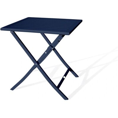 CITYGARDEN Marius Table de Jardin Pliable en Aluminium Bleu Foncé - Table de Jardin - Publicité CITYGARDEN Marius Table de Jardin Pliable en Aluminium Bleu Foncé - Table de Jardin - Publicité
