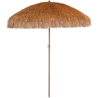 DCB GARDEN Hawai - Parasol en acier et bois avec franges - Publicité DCB GARDEN Hawai - Parasol en acier et bois avec franges - Publicité