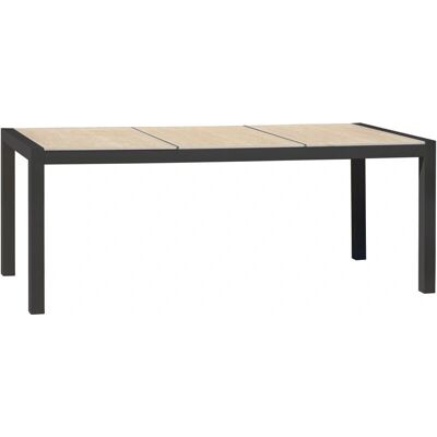 DCB GARDEN Mesa de Jardín - Aluminio, Cerámica, 195x75x90cm DCB GARDEN Mesa de Jardín - Aluminio, Cerámica, 195x75x90cm