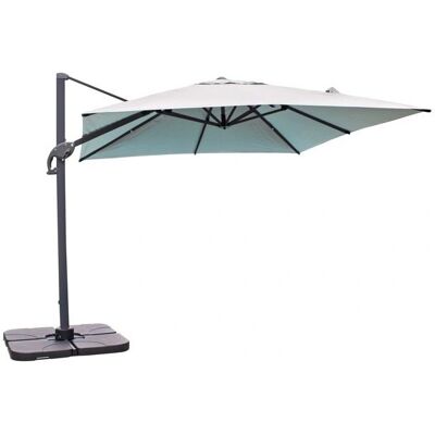 DCB GARDEN Sevilla - Sonnenschirm mit exzentrischem Stahlfuß - 250x265x250cm DCB GARDEN Sevilla - Sonnenschirm mit exzentrischem Stahlfuß - 250x265x250cm