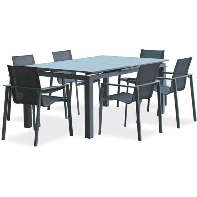 Dcb Garden Alu-Miami - Juego de comedor - 6 plazas Dcb Garden Alu-Miami - Juego de comedor - 6 plazas