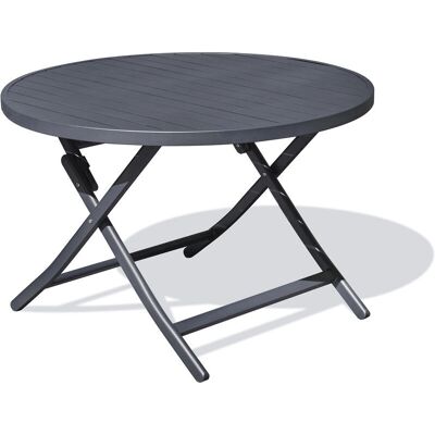 CITYGARDEN Marius - Table de jardin ronde pliante en aluminium - Table de jardin - Publicité CITYGARDEN Marius - Table de jardin ronde pliante en aluminium - Table de jardin - Publicité