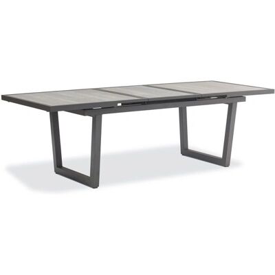 DCB GARDEN - Mesa de jardín 10 plazas aluminio cerámica extensible DCB GARDEN - Mesa de jardín 10 plazas aluminio cerámica extensible