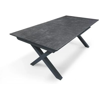 DCB GARDEN Floride - Table de jardin en aluminium avec plateau en céramique - 180/240cm - Publicité DCB GARDEN Floride - Table de jardin en aluminium avec plateau en céramique - 180/240cm - Publicité