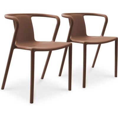 Citygarden Diego - Ensemble de 2 fauteuils de jardin terracotta - Mobilier de jardin - Publicité Citygarden Diego - Ensemble de 2 fauteuils de jardin terracotta - Mobilier de jardin - Publicité