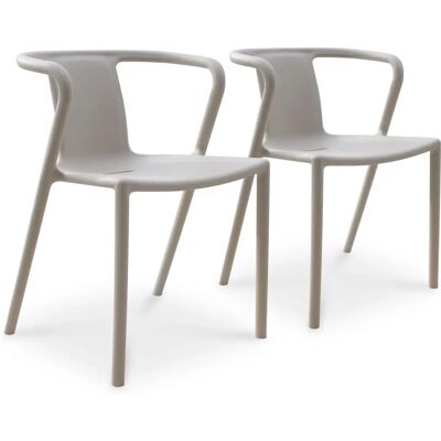Citygarden Diego - Chaises de jardin empilables - Sable - Chaises de jardin - Publicité Citygarden Diego - Chaises de jardin empilables - Sable - Chaises de jardin - Publicité