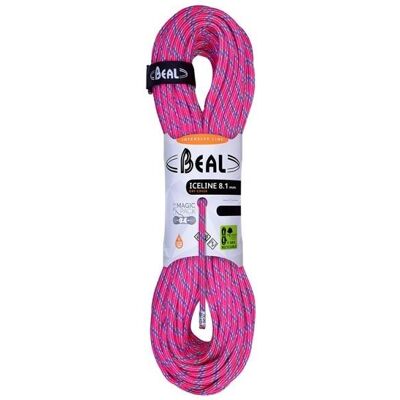 Beal Ice Line Unicore 8.1mm 50m Dry Cover - Corde d'escalade - Publicité Beal Ice Line Unicore 8.1mm 50m Dry Cover - Corde d'escalade - Publicité