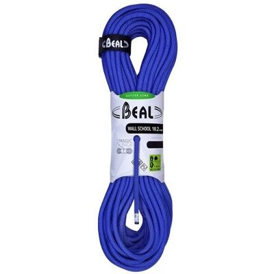 Beal - Wall School Unicore - Azul - 50 m - Cuerda escalada Beal - Wall School Unicore - Azul - 50 m - Cuerda escalada