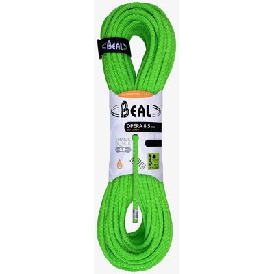 Lano Opera Unicore od Beal - 8,5mm, 60M, Zelené - Horolezecké lano Lano Opera Unicore od Beal - 8,5mm, 60M, Zelené - Horolezecké lano