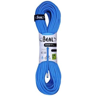 Lina wspinaczkowa Beal Joker Unicore 9,1mm 50m Niebieska Lina wspinaczkowa Beal Joker Unicore 9,1mm 50m Niebieska
