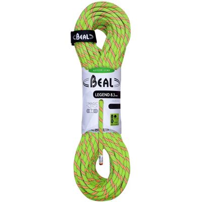 Corde d'Escalade Beal Legend 8,3 mm 60 m Verte - Publicité Corde d'Escalade Beal Legend 8,3 mm 60 m Verte - Publicité