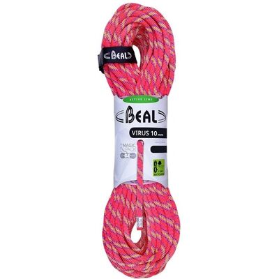 Beal Virus 10.0 MM 50 Růžové - Lezecké lano Beal Virus 10.0 MM 50 Růžové - Lezecké lano