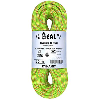 Cuerda de Escalada Beal Rando 8MM 48M Amarillo Cuerda de Escalada Beal Rando 8MM 48M Amarillo