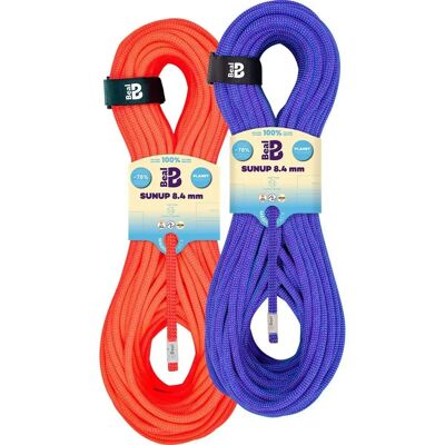 Beal Sunup Unicore Dry Cover Pack 8.4mm - Violeta/Naranja Cuerda de escalada Beal Sunup Unicore Dry Cover Pack 8.4mm - Violeta/Naranja Cuerda de escalada
