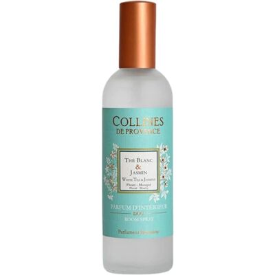 Parfum d'Intérieur COLLINES DE PROVENCE - Thé Blanc Jasmin - 100ml - Publicité Parfum d'Intérieur COLLINES DE PROVENCE - Thé Blanc Jasmin - 100ml - Publicité