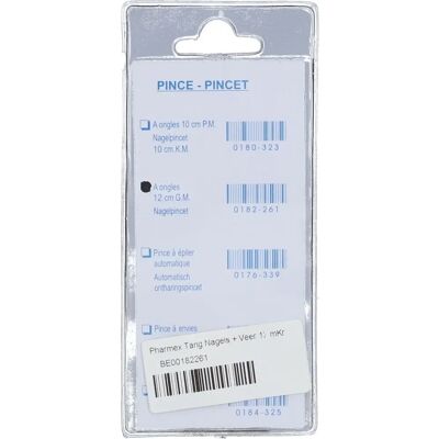 Pharmex Pince Ongles - 12cm - 1 pièce Pharmex Pince Ongles - 12cm - 1 pièce