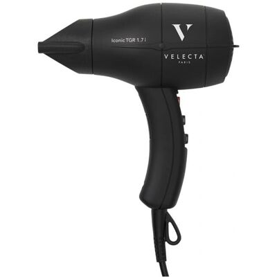 Sèche-cheveux Ionic TGR 1.7i Noir - 1740W - Velecta Paris - Publicité Sèche-cheveux Ionic TGR 1.7i Noir - 1740W - Velecta Paris - Publicité