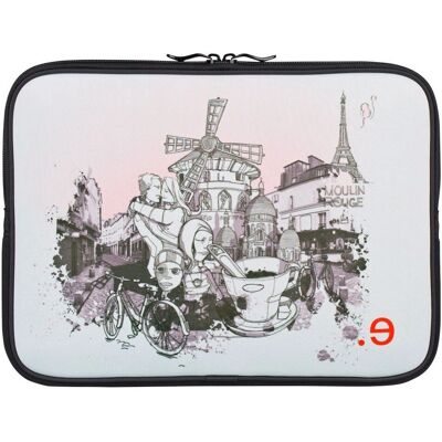 Be.ez MacBook Pro 13" LA Edition Hülle - I LOV PARIS - Schutzumschlag Be.ez MacBook Pro 13" LA Edition Hülle - I LOV PARIS - Schutzumschlag