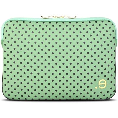 Be.ez La Robe Dots E grüne Notebooktasche Be.ez La Robe Dots E grüne Notebooktasche