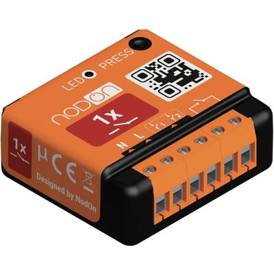 Módulo empotrado EnOcean NodOn - 2.3kW, Naranja Módulo empotrado EnOcean NodOn - 2.3kW, Naranja