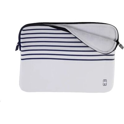 MW MW 410062 13-Zoll Blau & Weiß Hülle - Laptop-Tasche MW MW 410062 13-Zoll Blau & Weiß Hülle - Laptop-Tasche