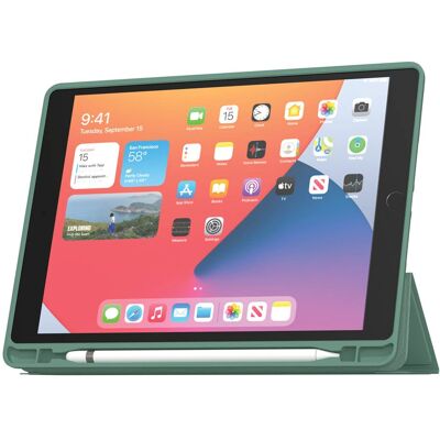 MW MW-300091 iPad Pro 11 Green Folio Case with Pencil Holder MW MW-300091 iPad Pro 11 Green Folio Case with Pencil Holder