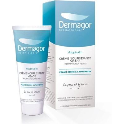 Crème Nourrissante Visage Dermagor Atopicalm - Peaux Sensibles - Publicité Crème Nourrissante Visage Dermagor Atopicalm - Peaux Sensibles - Publicité
