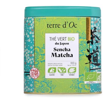 Terre D'oc Thé Sencha Matcha 100 G - Publicité Terre D'oc Thé Sencha Matcha 100 G - Publicité