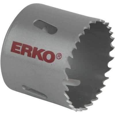 ERKO HSS M42 bi-métal scie trépan 48 mm - métaux, inox, bois - Publicité ERKO HSS M42 bi-métal scie trépan 48 mm - métaux, inox, bois - Publicité