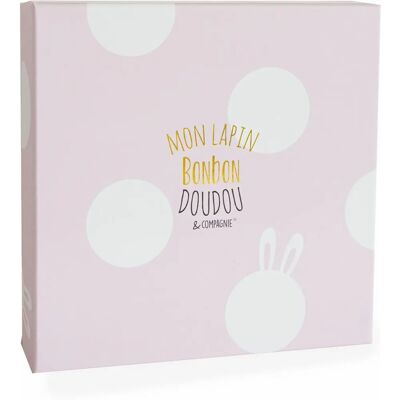 Doudou et Compagnie Doudou Geschenkset - Plüschhase 26cm - Stofftier Doudou et Compagnie Doudou Geschenkset - Plüschhase 26cm - Stofftier