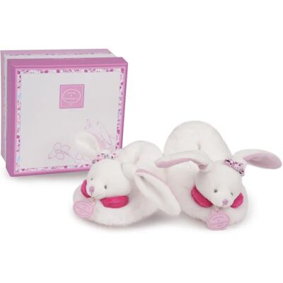 Doudou et Compagnie DC2702 Babyrassel - Weiches Plüsch-Hase - Geschenkbox Doudou et Compagnie DC2702 Babyrassel - Weiches Plüsch-Hase - Geschenkbox